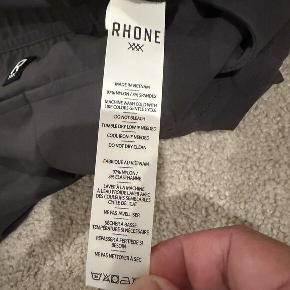 NWOT Rhone Men’s Boathouse Cargo Pants Grey MSRP $138 Elastic Waist Size Large - Picture 8 of 11
